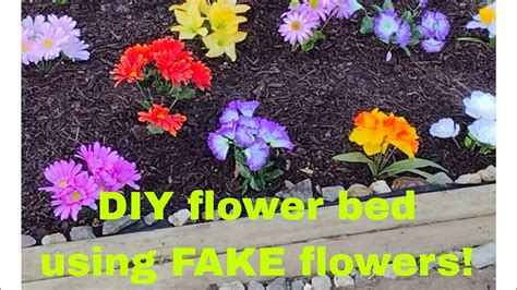 lower definition the flowers are fake